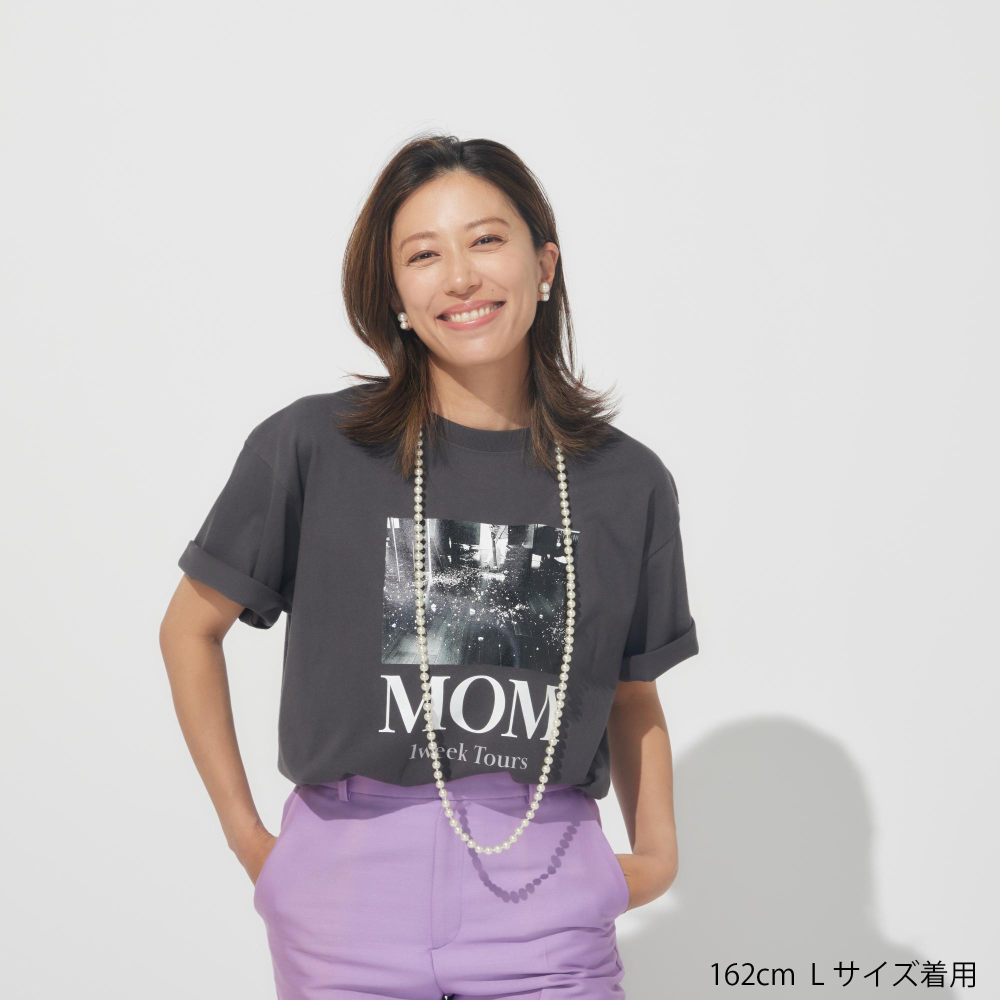 THE MINE COLLECTION MOM T（ヴィンテージブラック）